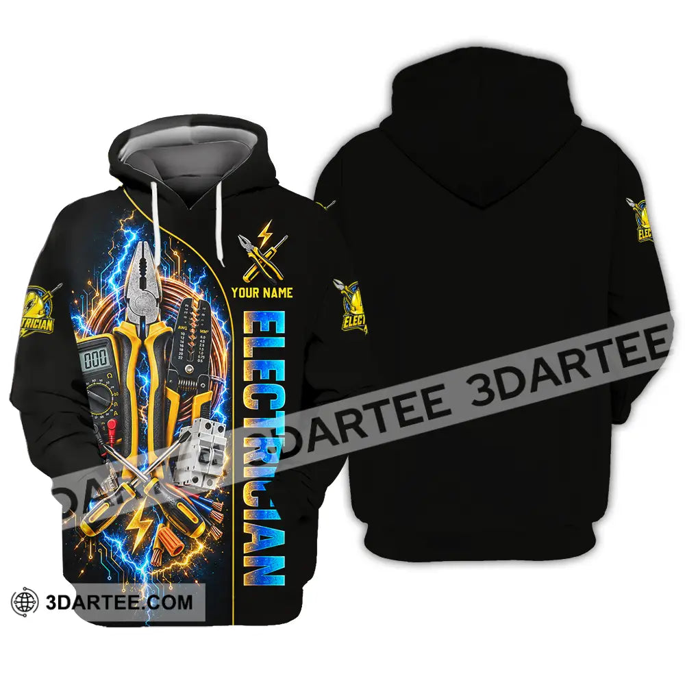 Unisex Shirt - Custom Electrician Shirt - Hoodie / S - T-shirt
