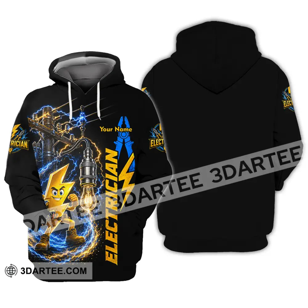 Unisex Shirt - Custom Electrician Shirt - Hoodie / S - T-shirt