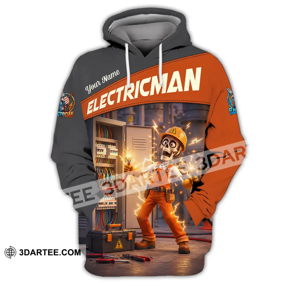 Unisex Shirt - Custom Electrician Shirt - Hoodie / S - T-shirt