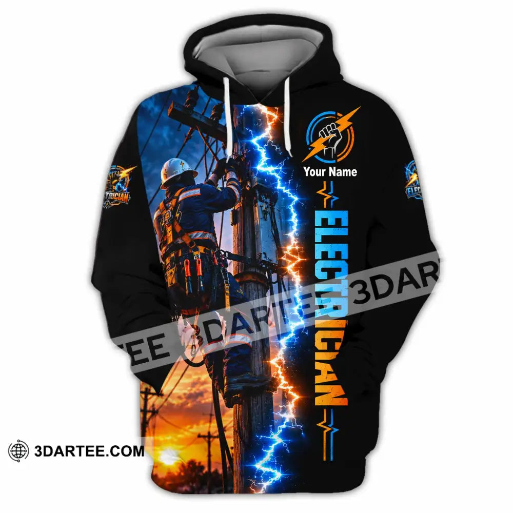 Unisex Shirt - Custom Electrician Shirt - Hoodie / S - T-shirt