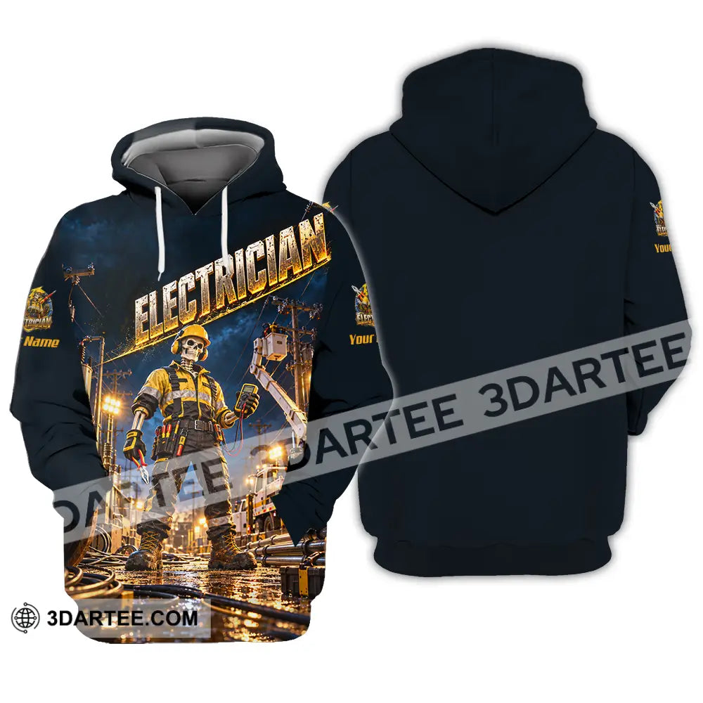 Unisex Shirt - Custom Electrician Shirt - Hoodie / S - T-shirt