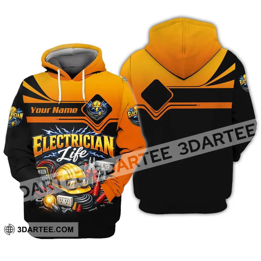 Unisex Shirt - Custom Electrician Shirt - Hoodie / S - T-shirt