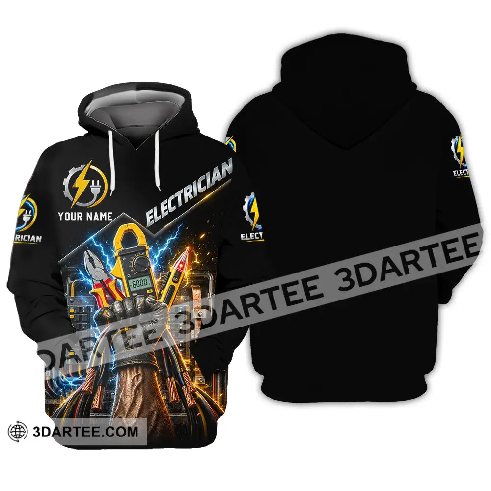 Unisex Shirt - Custom Electrician Shirt - Hoodie / S - T-shirt