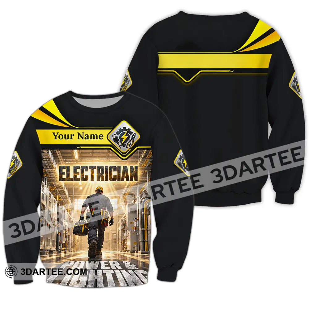 Unisex Shirt - Custom Electrician Shirt - Long Sleeve / S - T-shirt