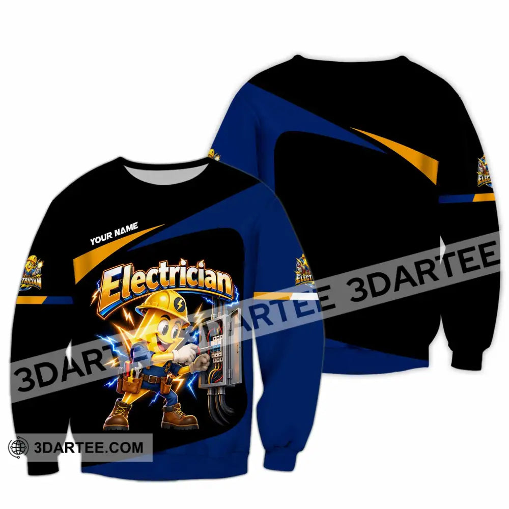 Unisex Shirt - Custom Electrician Shirt - Long Sleeve / S - T-shirt