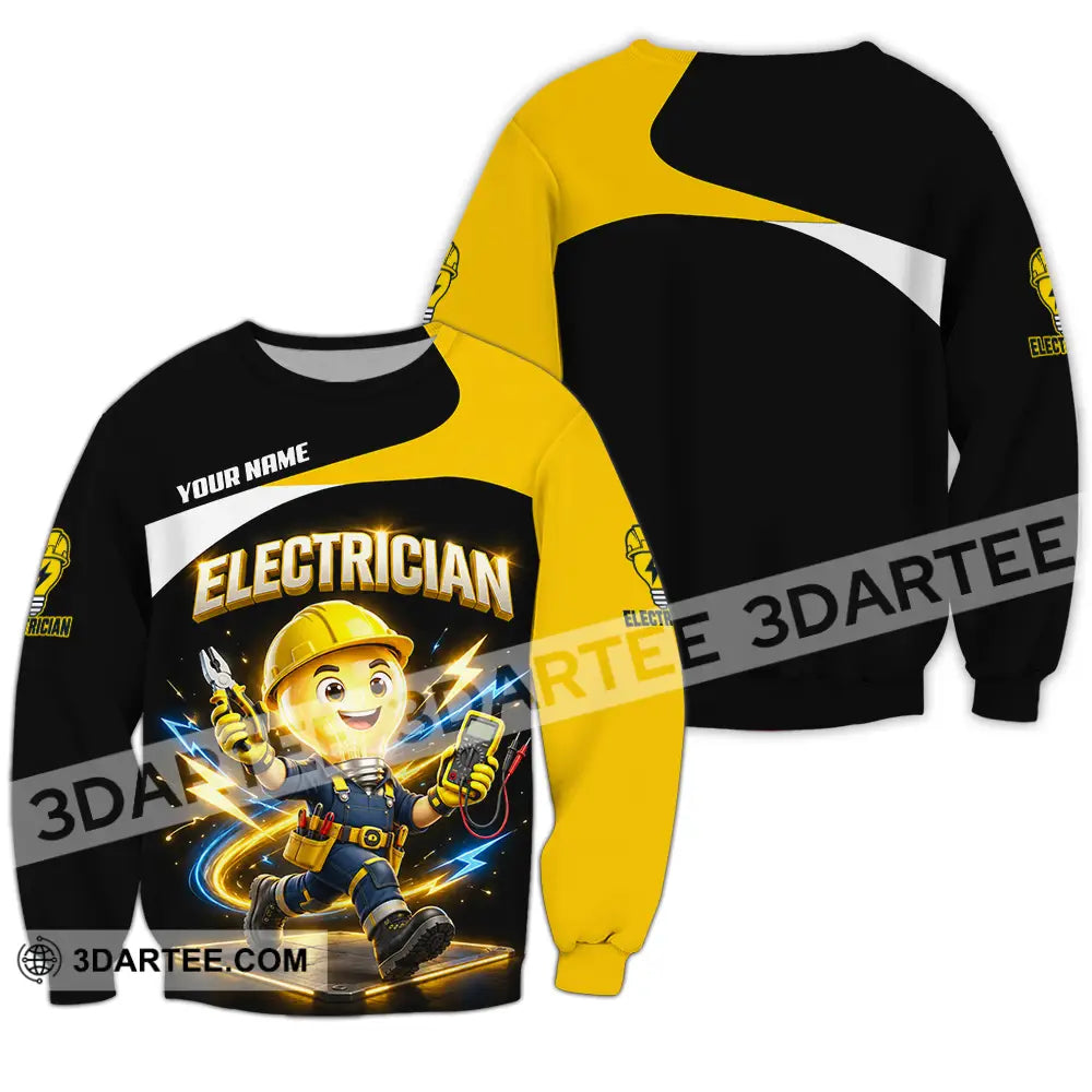 Unisex Shirt - Custom Electrician Shirt - Long Sleeve / S - T-shirt