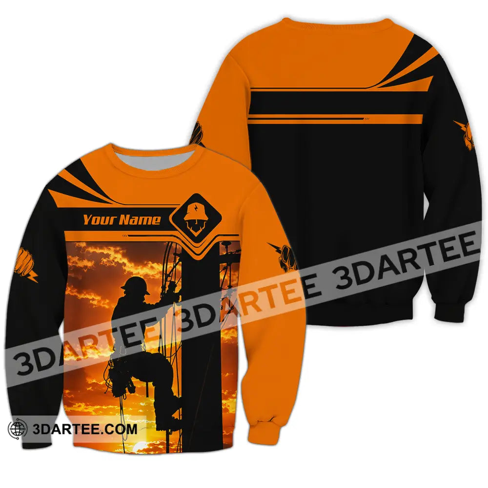 Unisex Shirt - Custom Electrician Shirt - Long Sleeve / S - T-shirt