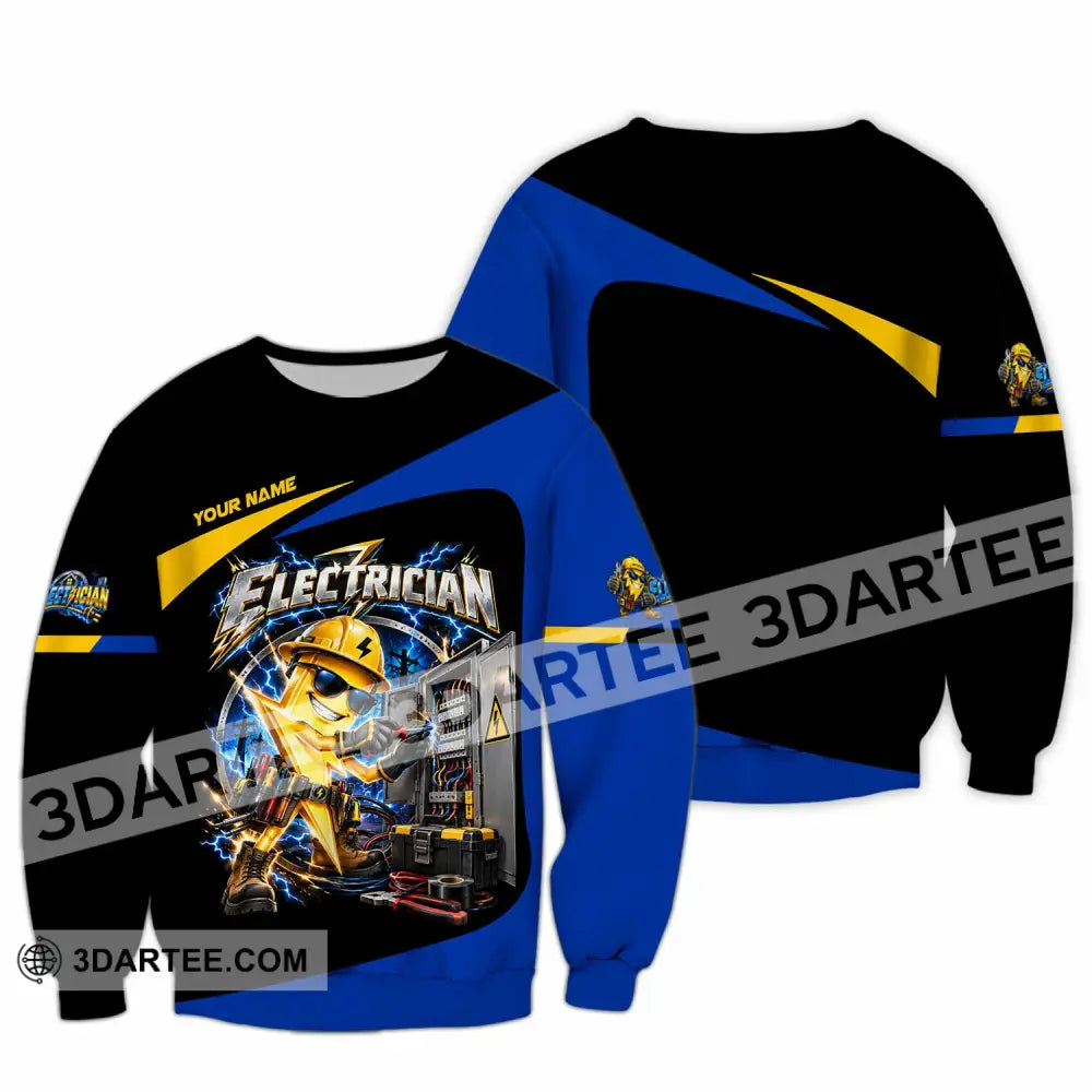 Unisex Shirt - Custom Electrician Shirt - Long Sleeve / S - T-shirt
