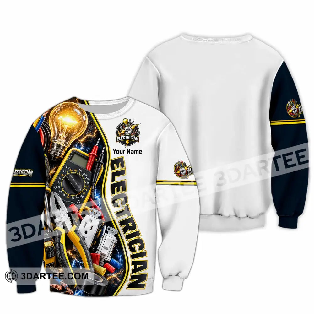 Unisex Shirt - Custom Electrician Shirt - Long Sleeve / S - T-shirt