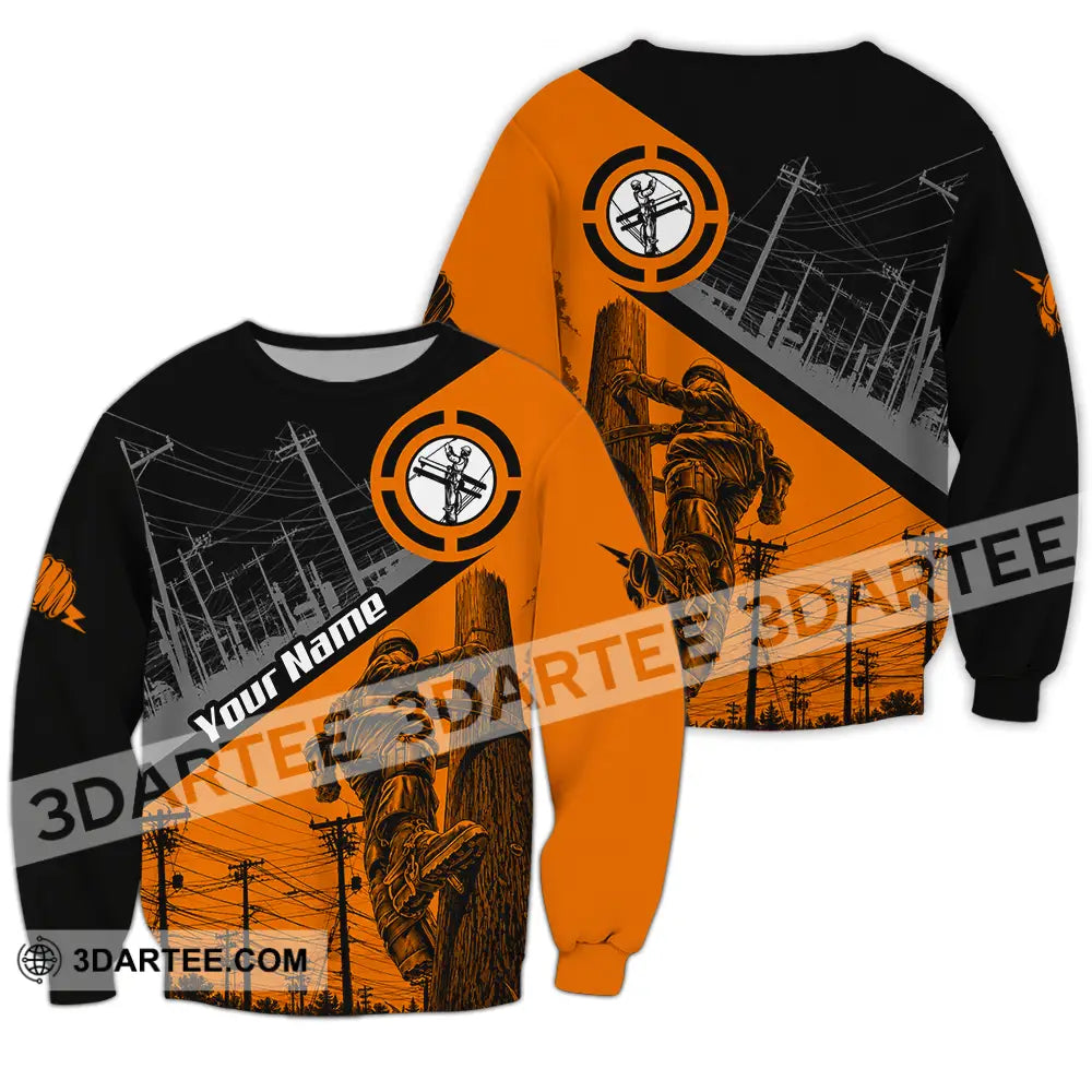 Unisex Shirt - Custom Electrician Shirt - Long Sleeve / S - T-shirt