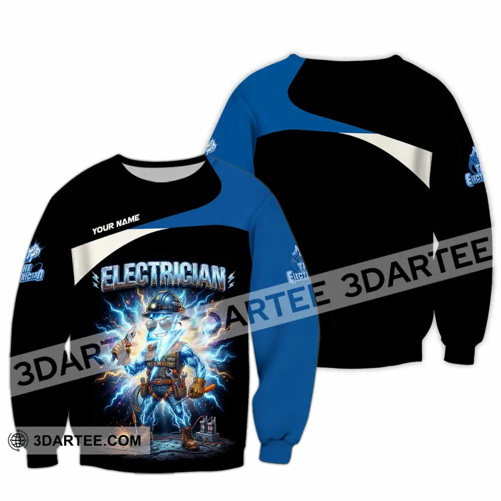Unisex Shirt - Custom Electrician Shirt - Long Sleeve / S - T-shirt
