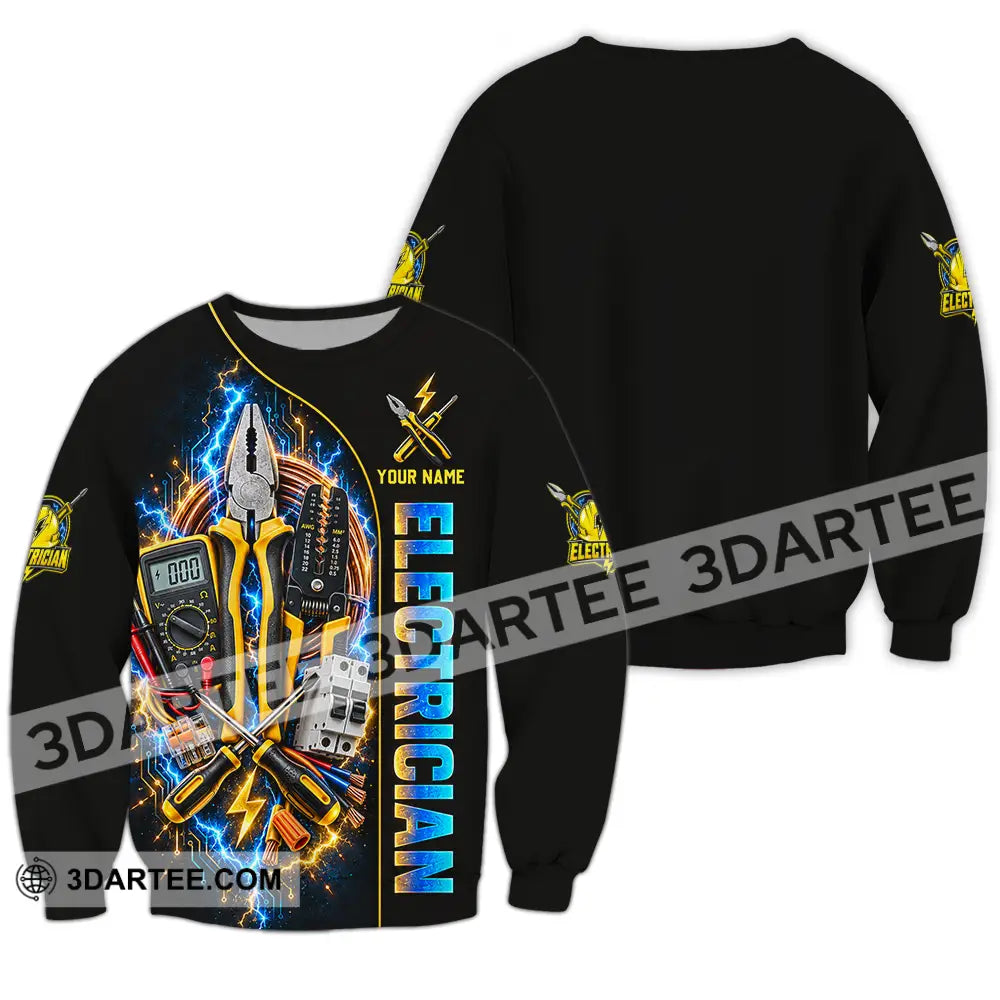 Unisex Shirt - Custom Electrician Shirt - Long Sleeve / S - T-shirt
