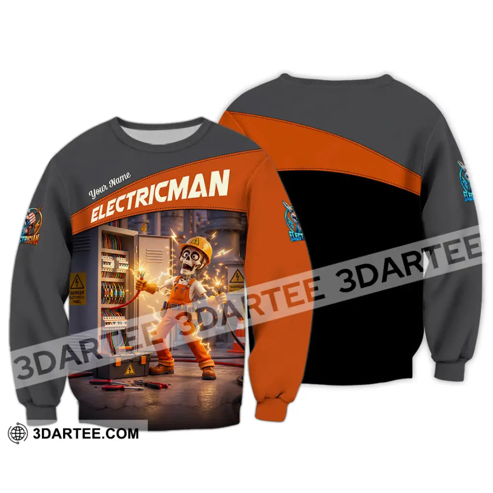 Unisex Shirt - Custom Electrician Shirt - Long Sleeve / S - T-shirt