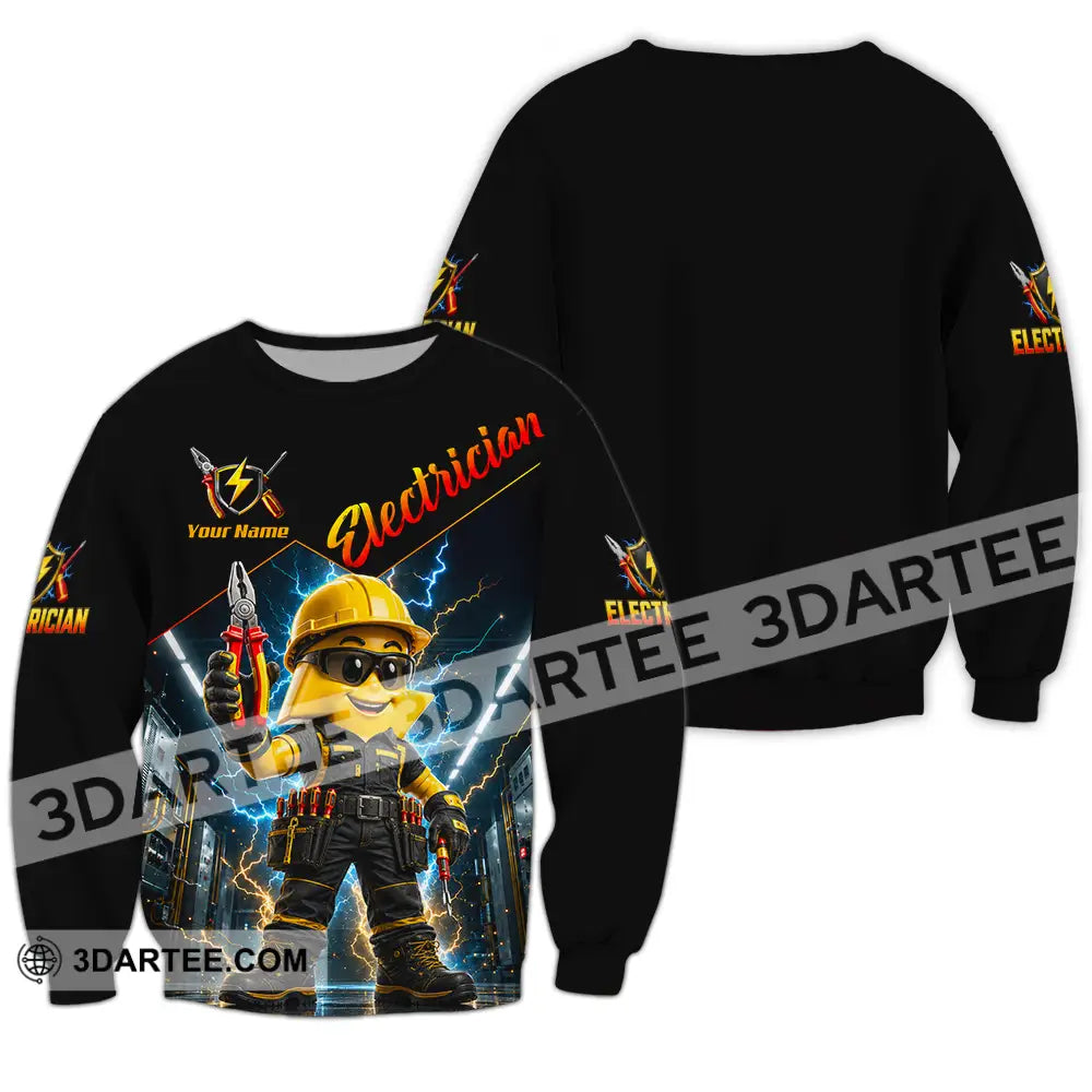 Unisex Shirt - Custom Electrician Shirt - Long Sleeve / S - T-shirt