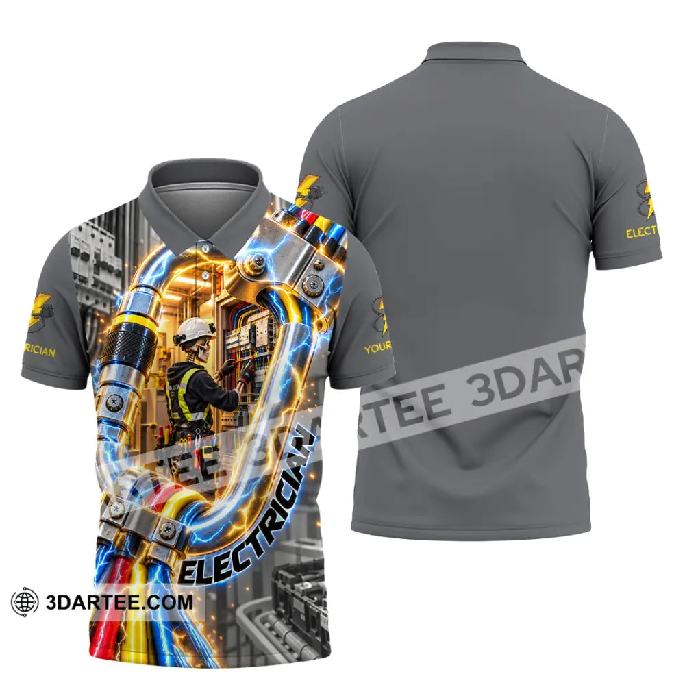 Unisex Shirt - Custom Electrician Shirt - Polo Shirt / S - T-shirt