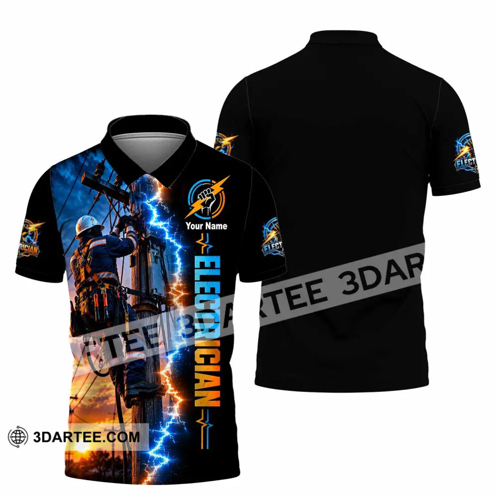 Unisex Shirt - Custom Electrician Shirt - Polo Shirt / S - T-shirt