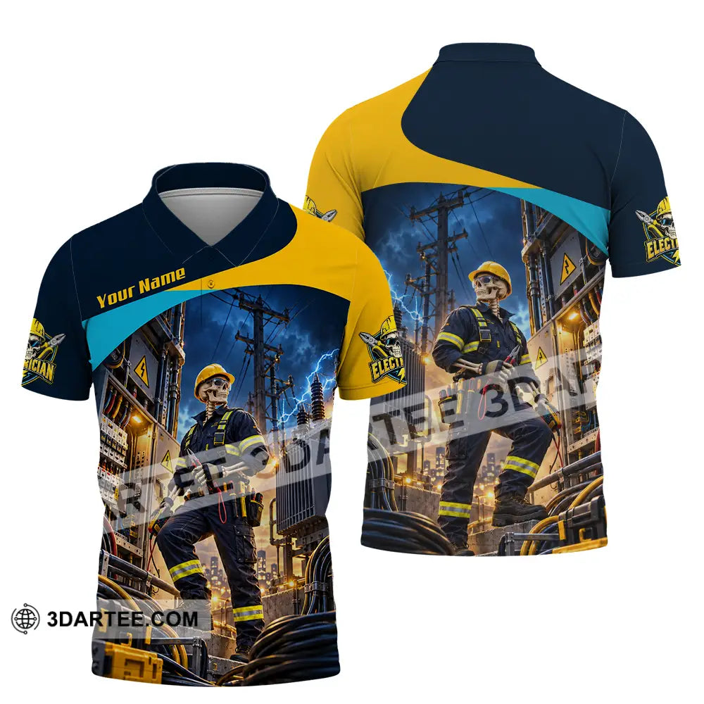Unisex Shirt - Custom Electrician Shirt - Polo Shirt / S - T-shirt