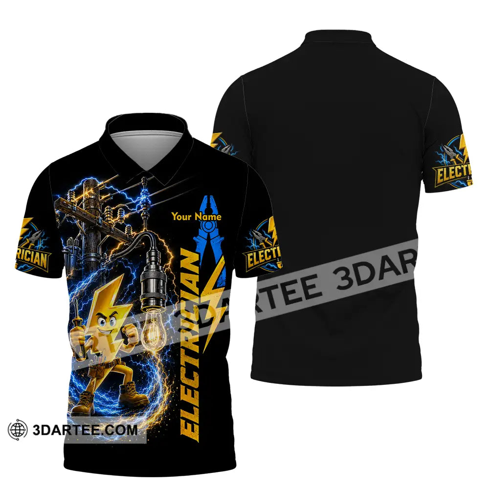 Unisex Shirt - Custom Electrician Shirt - Polo Shirt / S - T-shirt