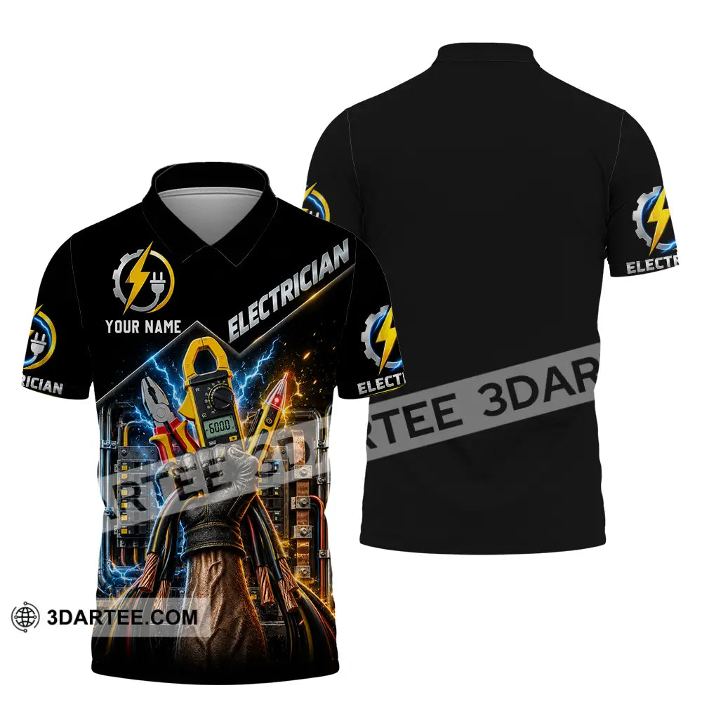 Unisex Shirt - Custom Electrician Shirt - Polo Shirt / S - T-shirt