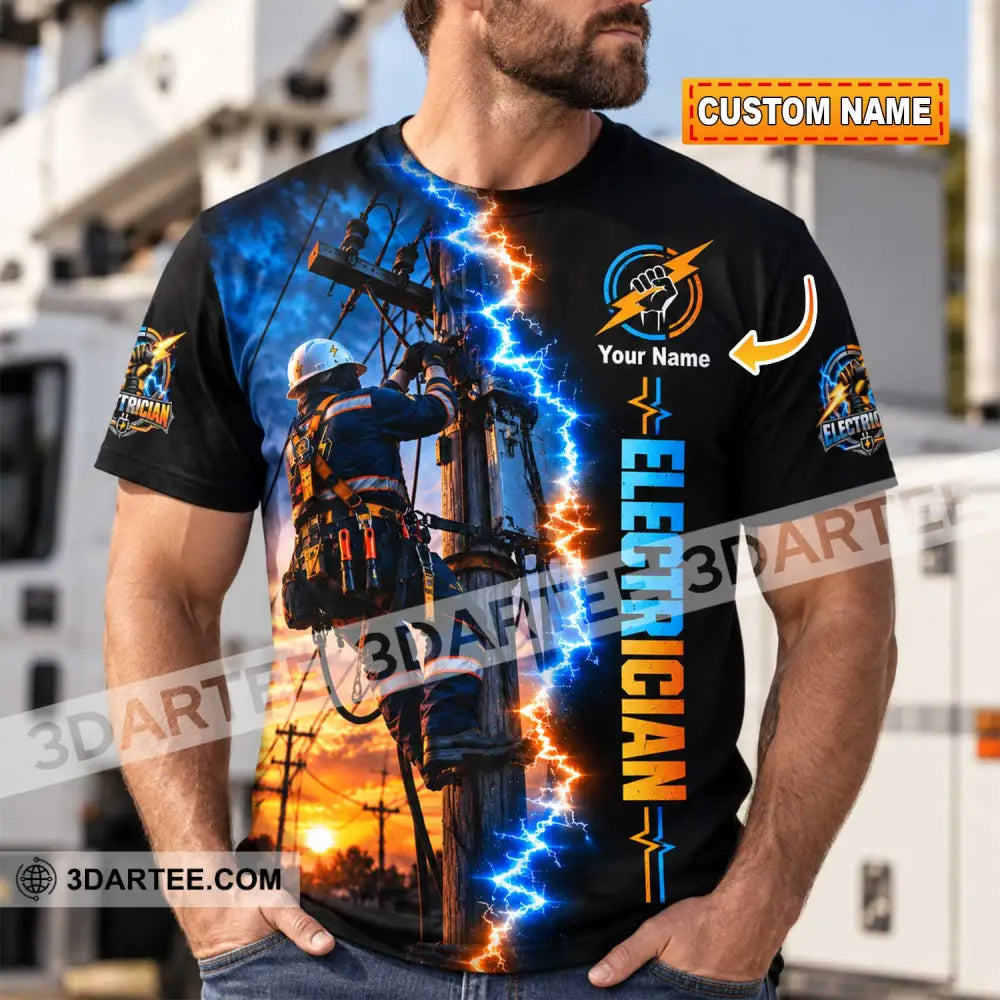 Unisex Shirt - Custom Electrician Shirt - T-shirt
