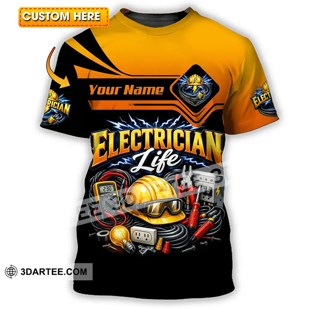 Unisex Shirt - Custom Electrician Shirt - T-shirt