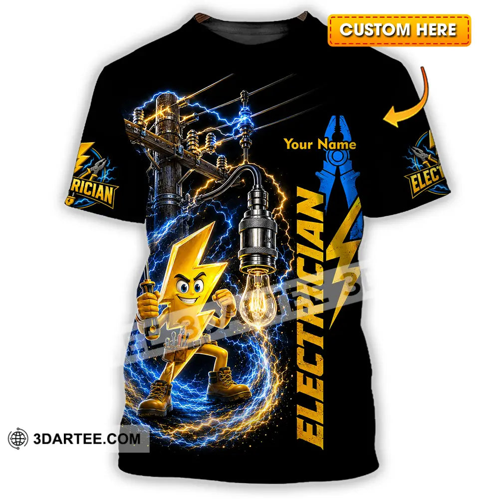 Unisex Shirt - Custom Electrician Shirt - T-shirt