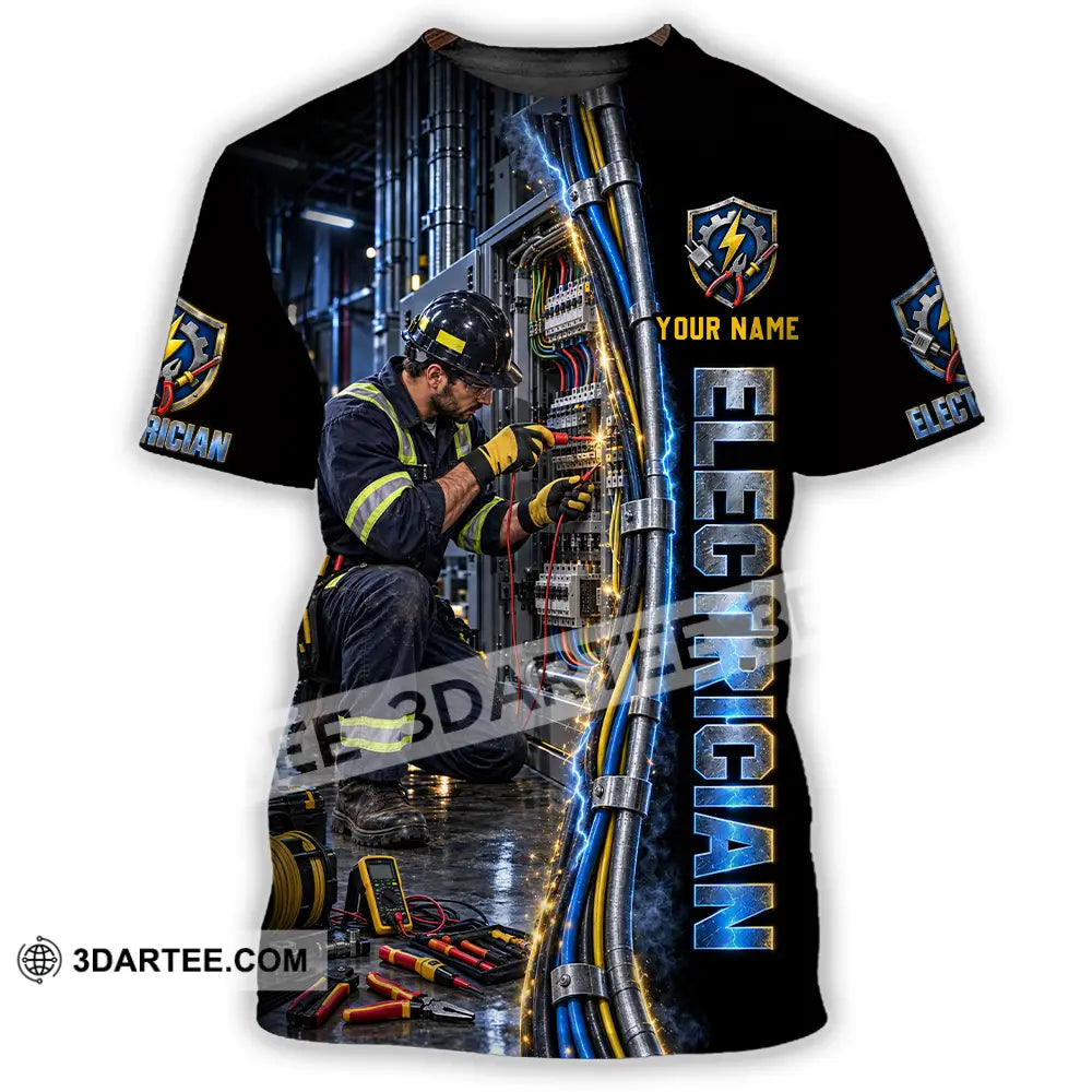 Unisex Shirt - Custom Electrician Shirt - T-Shirt / S - T-shirt