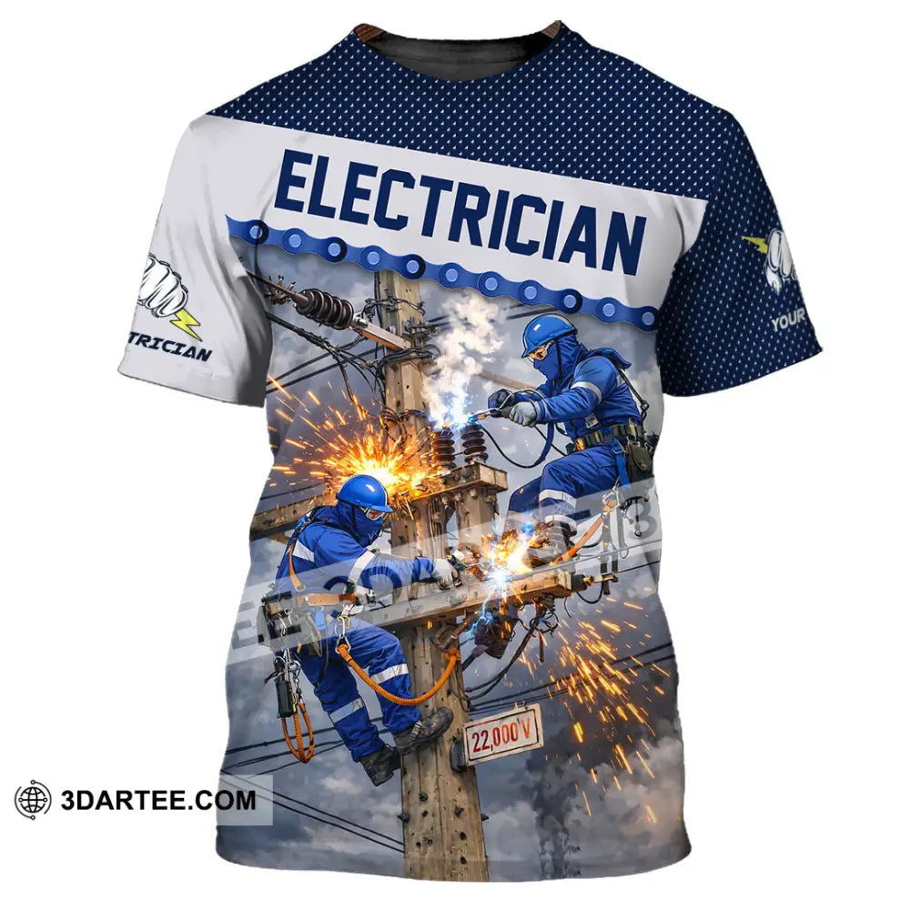 Unisex Shirt - Custom Electrician Shirt - T-Shirt / S - T-shirt