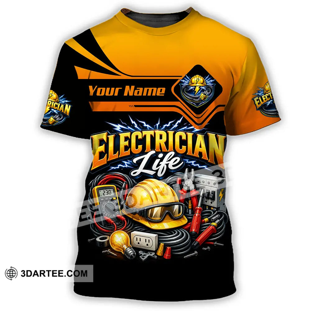 Unisex Shirt - Custom Electrician Shirt - T-Shirt / S - T-shirt