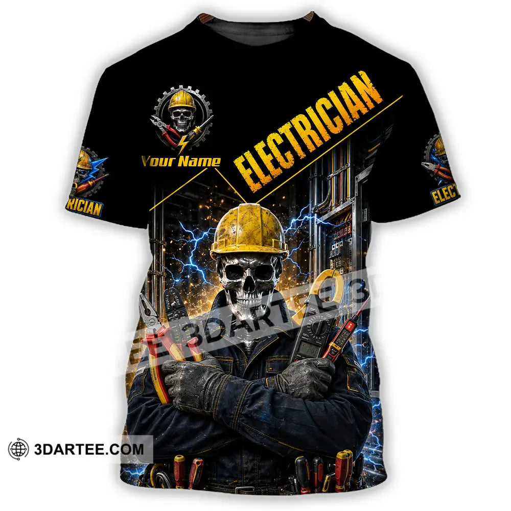 Unisex Shirt - Custom Electrician Shirt - T-Shirt / S - T-shirt
