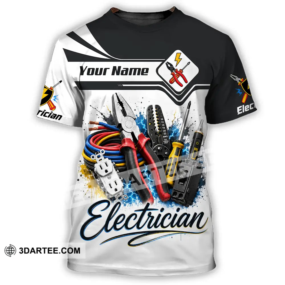 Unisex Shirt - Custom Electrician Shirt - T-Shirt / S - T-shirt