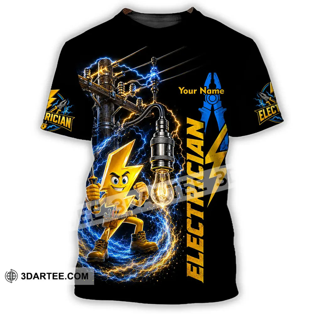 Unisex Shirt - Custom Electrician Shirt - T-Shirt / S - T-shirt