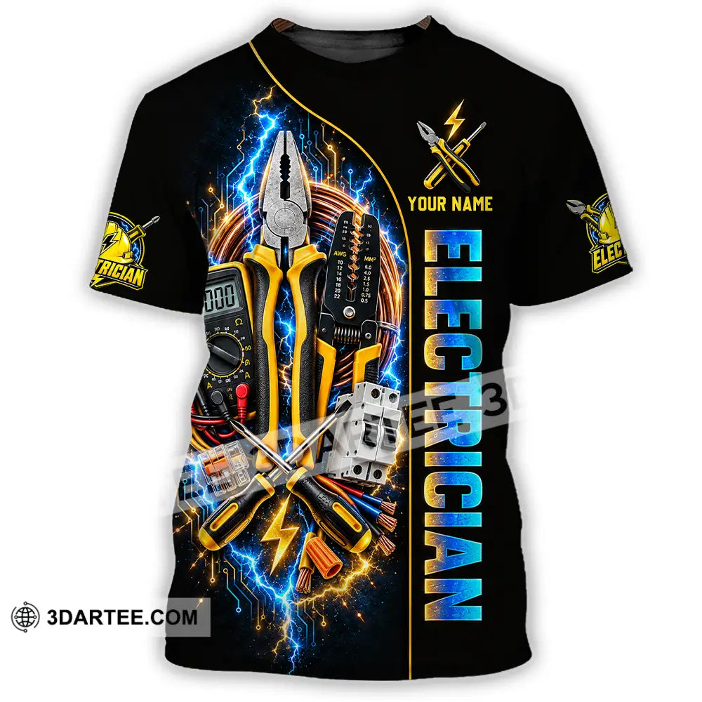 Unisex Shirt - Custom Electrician Shirt - T-Shirt / S - T-shirt