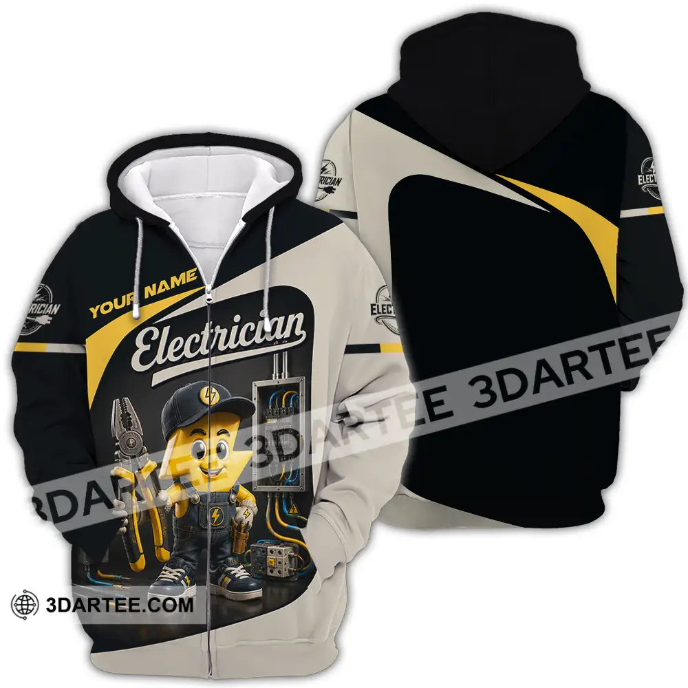 Unisex Shirt - Custom Electrician Shirt - Zipper Hoodie / S - T-shirt