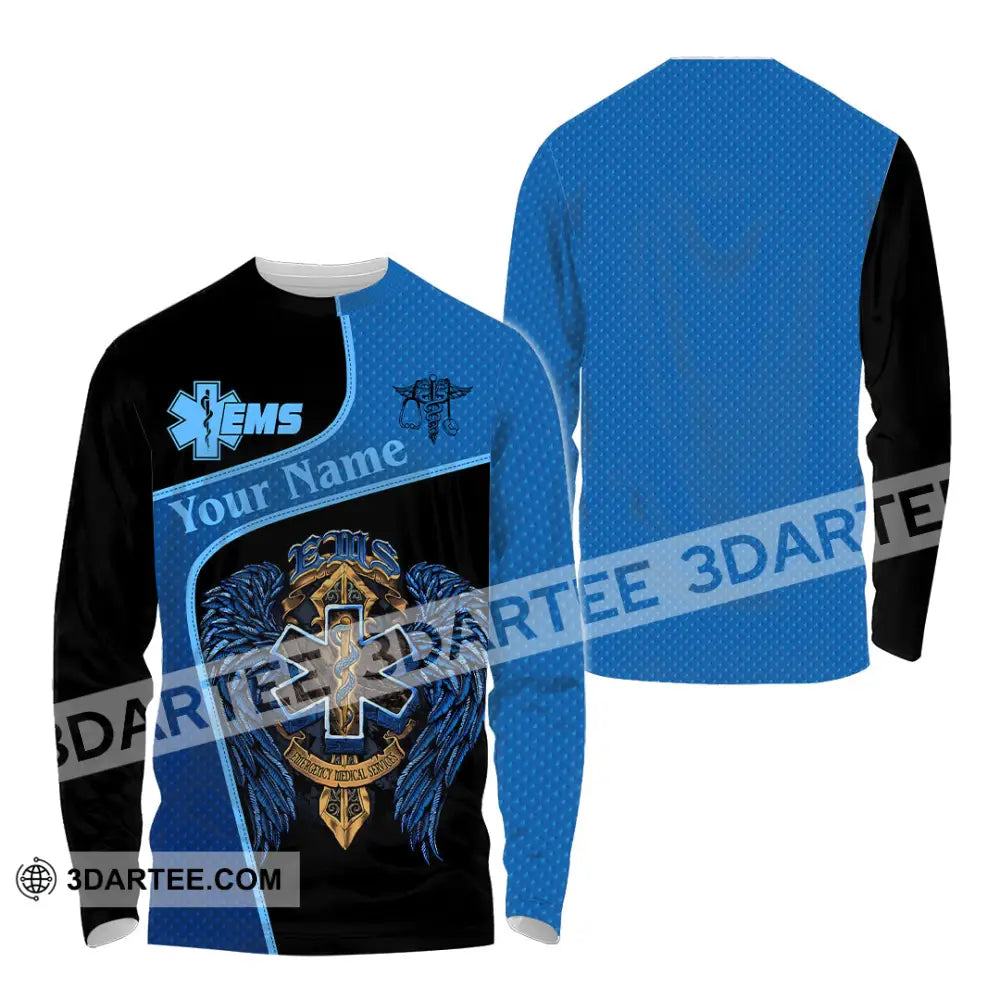 Unisex Shirt - Custom EMS Shirt - Long Sleeve Shirt / S - T-shirt
