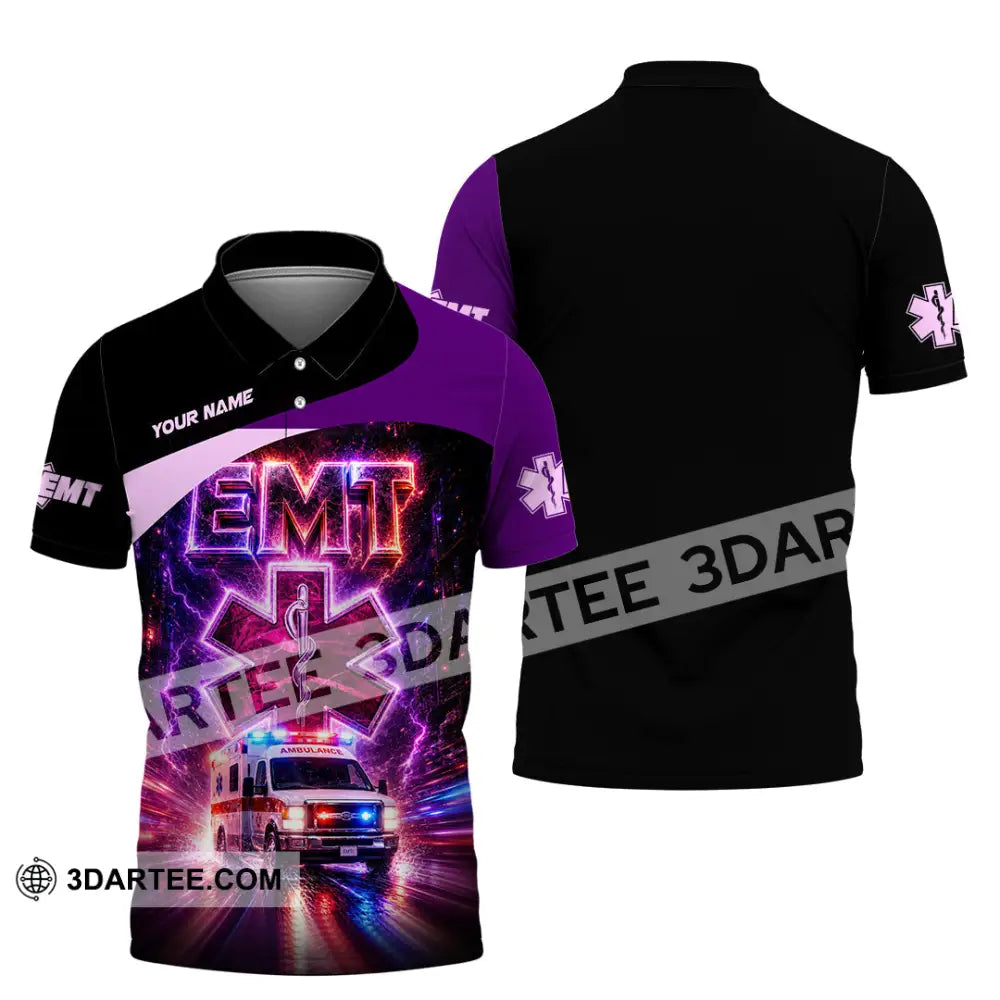 Unisex Shirt - Custom EMT Shirt - Polo Shirt / S - T-shirt