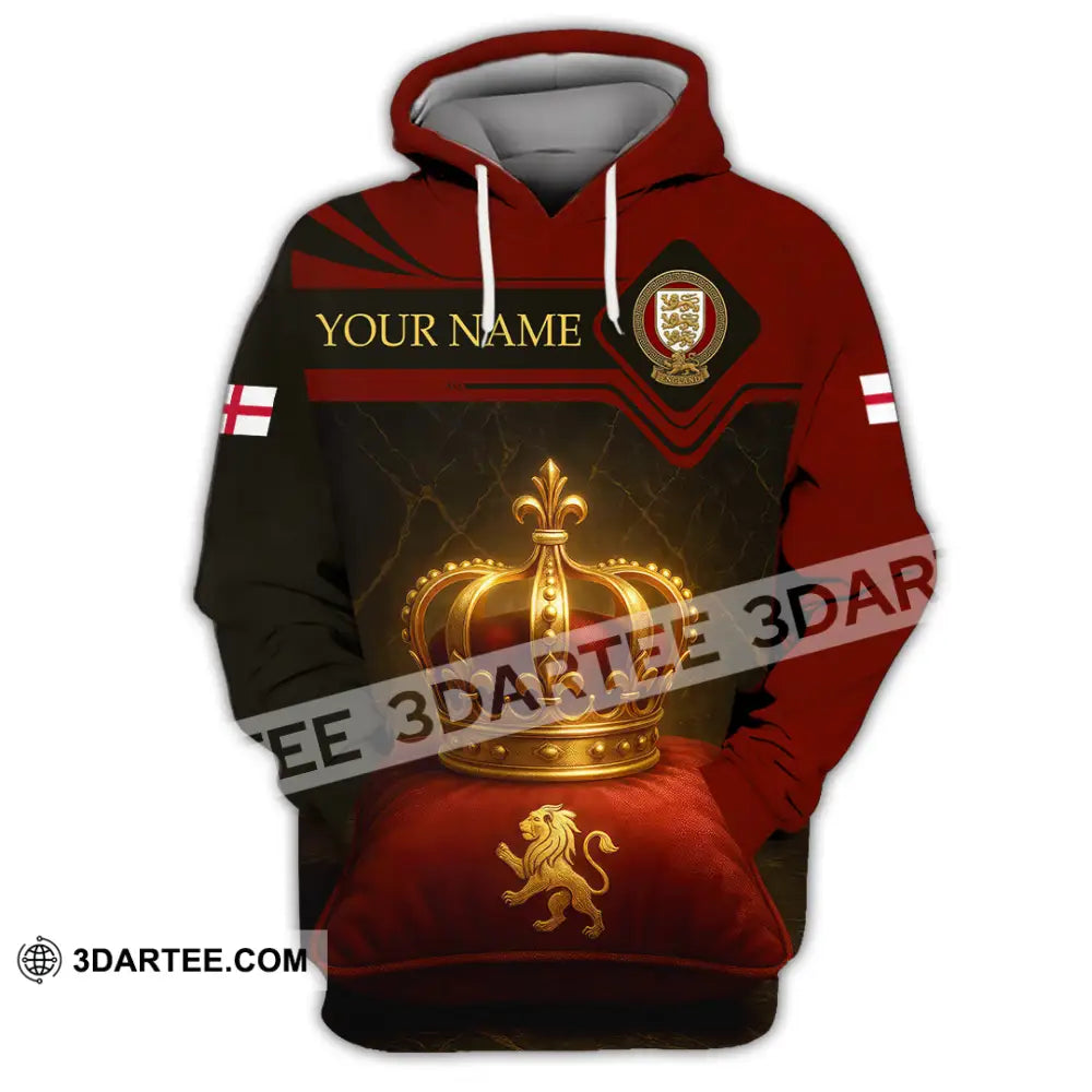Unisex Shirt - Custom England 3D Shirt Hoodie / S T-shirt