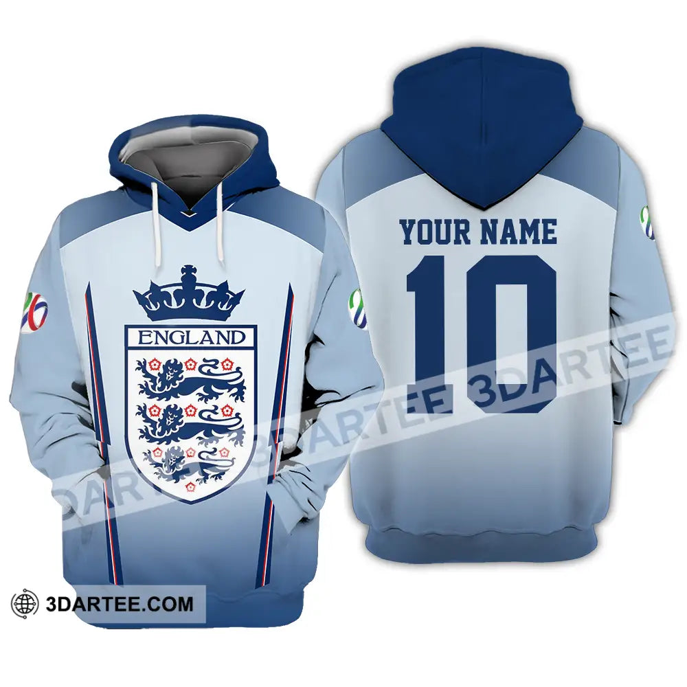 Unisex Shirt - Custom England 3D Shirt Hoodie / S T-shirt