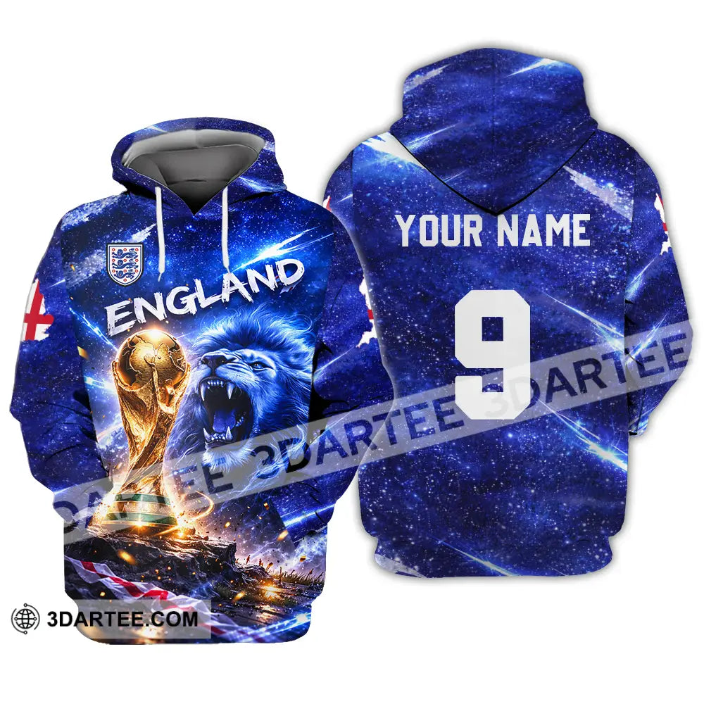 Unisex Shirt - Custom England World Cup 2026 3D Shirt Hoodie / S T-shirt