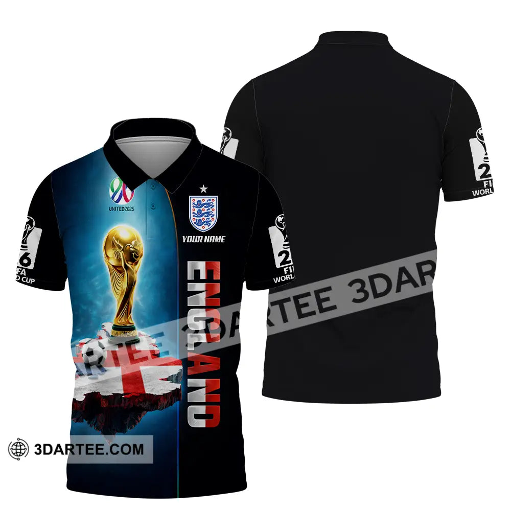 Unisex Shirt - Custom England World Cup 2026 3D Shirt - Polo Shirt / S - T-shirt