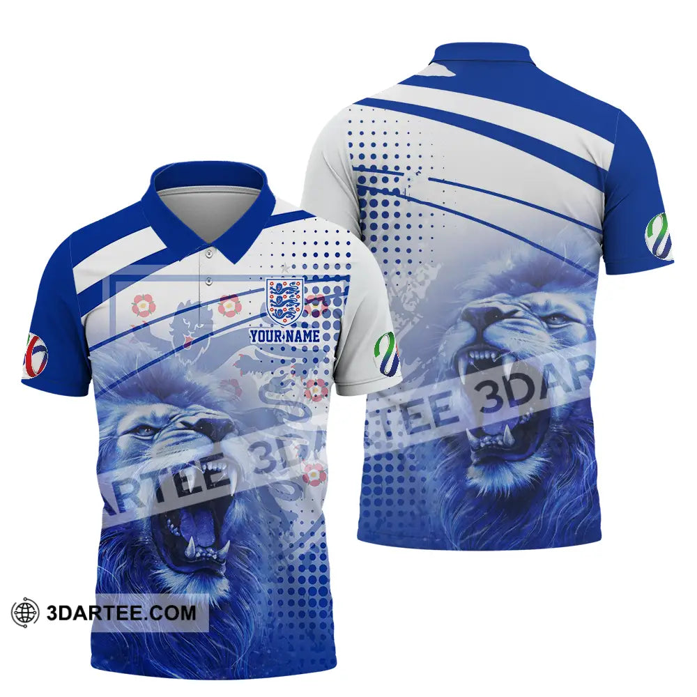 Unisex Shirt - Custom England 3D Shirt Polo Shirt / S T-shirt