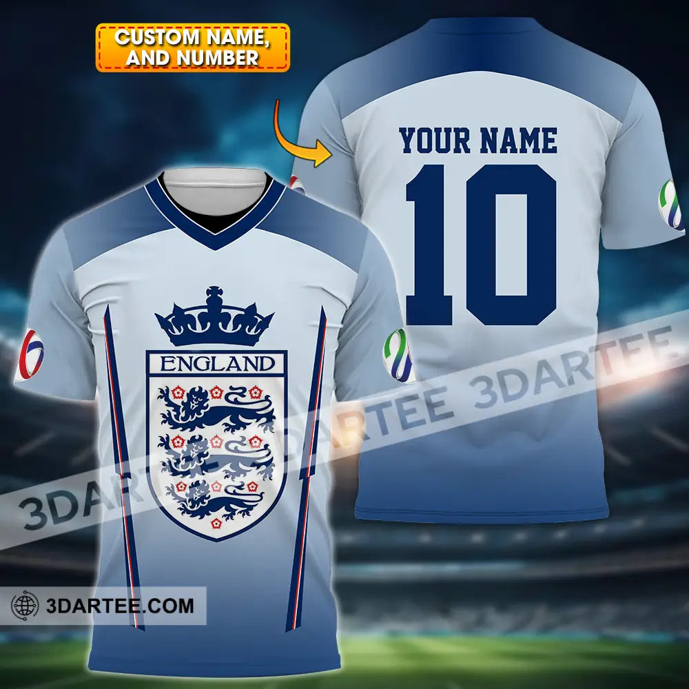 Unisex Shirt - Custom England 3D Shirt T-shirt