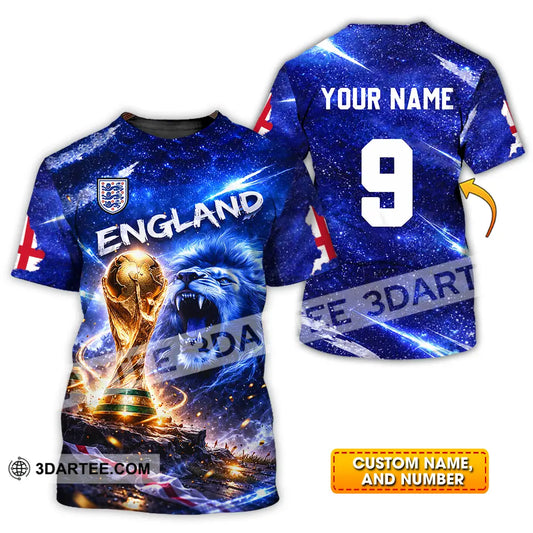 Unisex Shirt - Custom England World Cup 2026 3D Shirt T-shirt