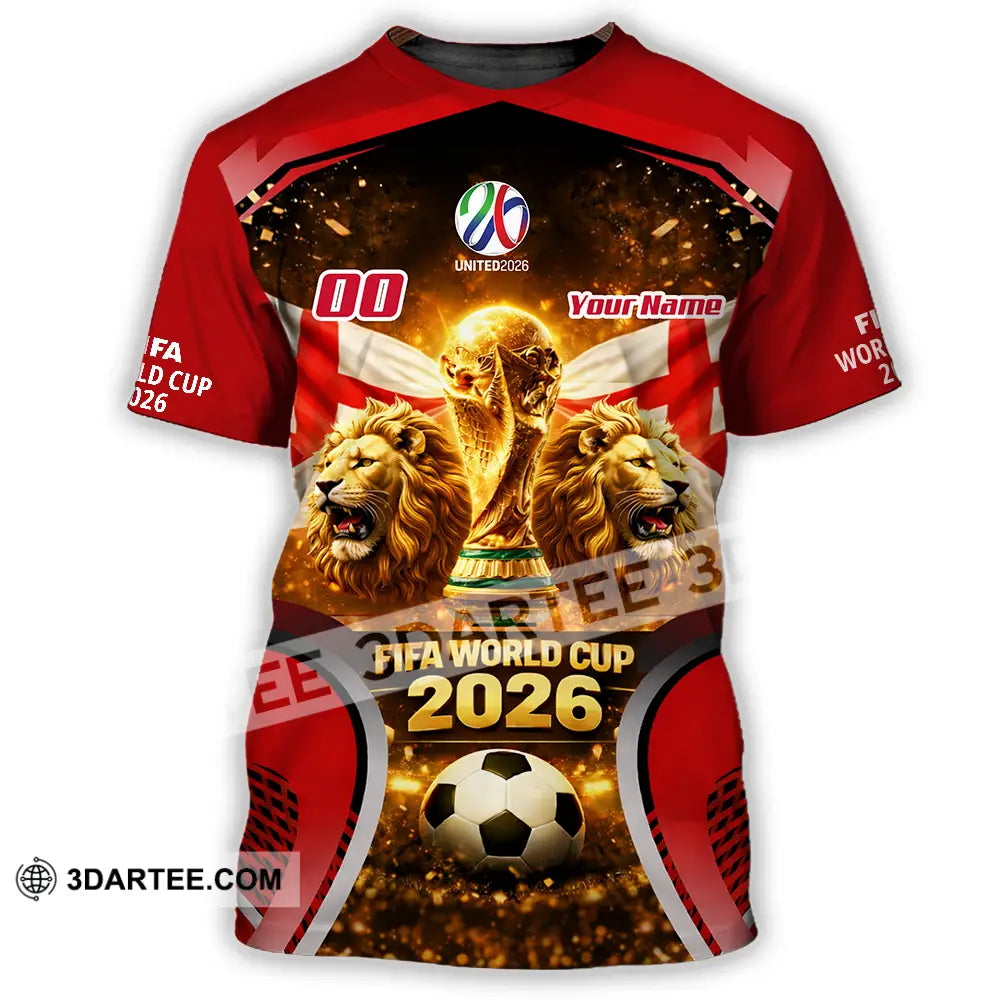 Unisex Shirt - Custom England World Cup 2026 3D Shirt - T-Shirt / S - T-shirt