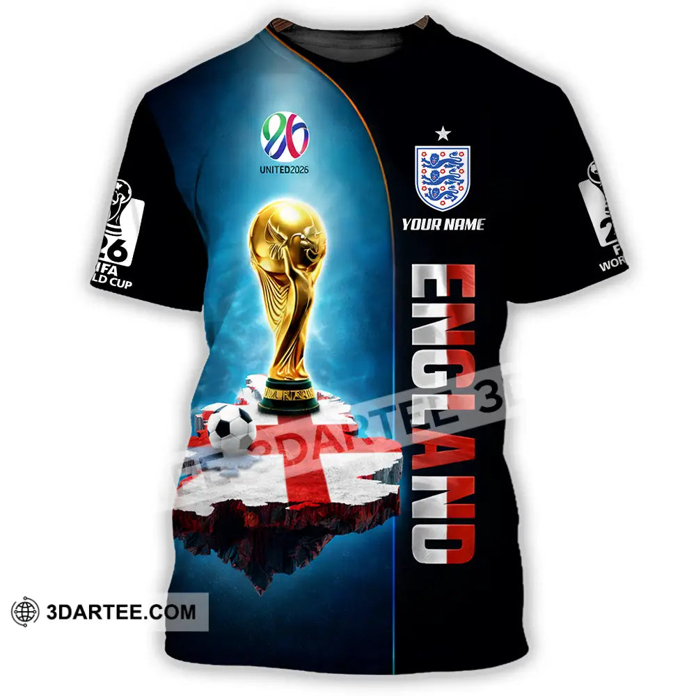 Unisex Shirt - Custom England World Cup 2026 3D Shirt - T-Shirt / S - T-shirt