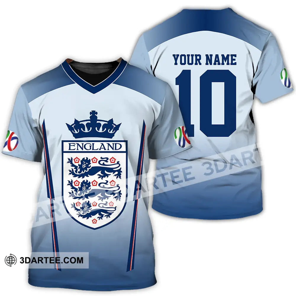 Unisex Shirt - Custom England 3D Shirt T-Shirt / S T-shirt