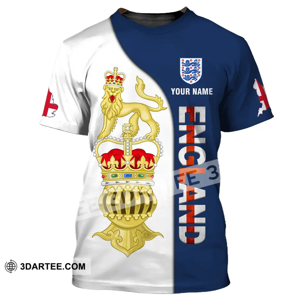 Unisex Shirt - Custom England 3D Shirt T-Shirt / S T-shirt