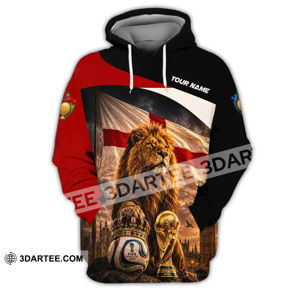 Unisex Shirt - Custom England World Cup 2026 Shirt - Hoodie / S - T-shirt