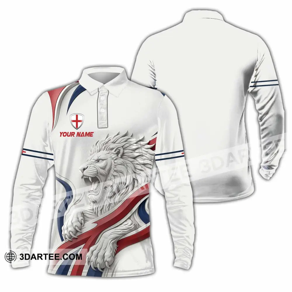 Unisex Shirt - Custom England Shirt - Long Sleeve Polo / S - T-shirt