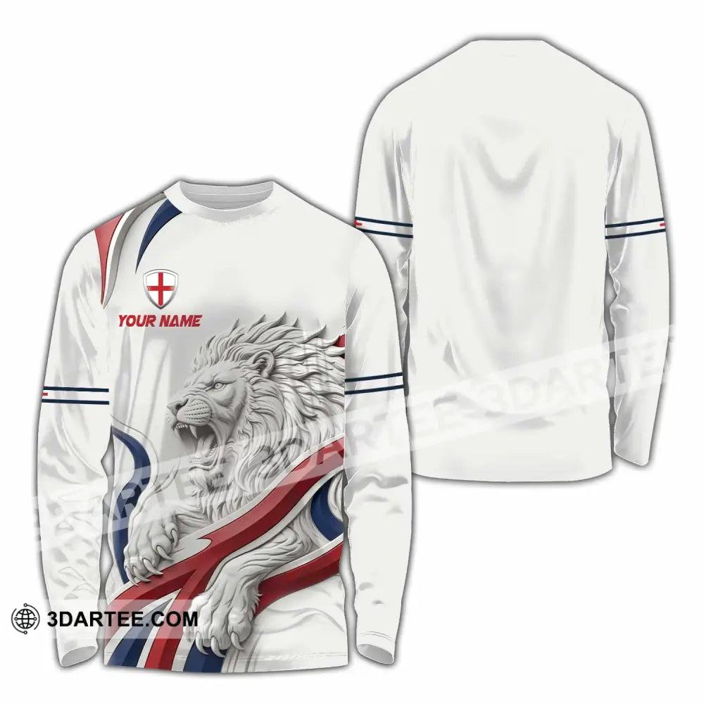 Unisex Shirt - Custom England Shirt - Long Sleeve Shirt / S - T-shirt